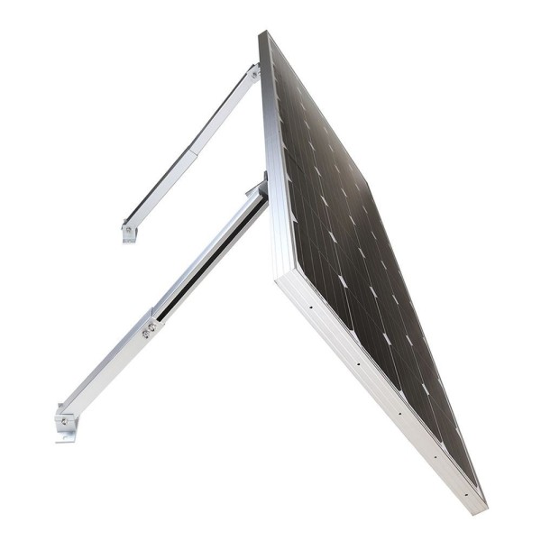 Supporto pannello solare per montaggio su tetto piano regolabile