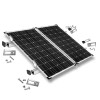 Mounting kit h30mm 2 solar panels with studs for pitched roof.
