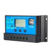 20A 12-24V PWM Solar Charge Controller with 2 USB 5V/2A Max