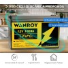 WANROY 12V 100Ah LiFePO4 Battery With 100A BMS 12.8V 1280Wh