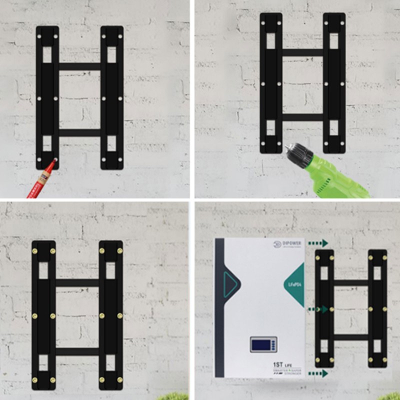 Battery 51.2V 106Ah LiFePo4 48V 5.12KWh 3000-6000 cycles