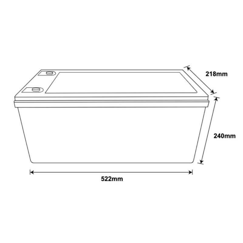 Ultimatron LiFePO4 300Ah 12.8V UBL-12-300-PRO BMS Battery