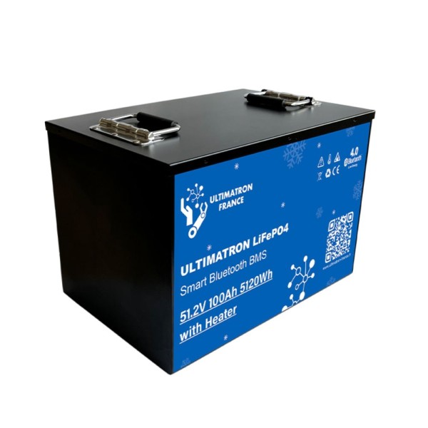 Ultimatron LiFePO4 100Ah 48V Batteria al Litio ULM-48-100H BMS Smart