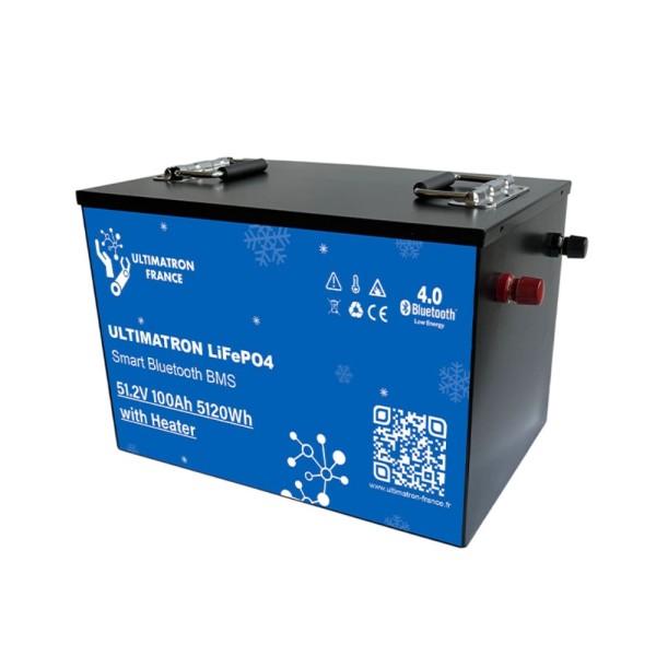 Ultimatron LiFePO4 100Ah 48V Batteria al Litio ULM-48-100H BMS Smart