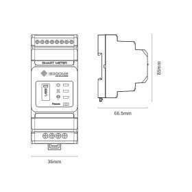 GoodWe GM1000D 120A 40mA Smart Meter Monofase 230Vac
