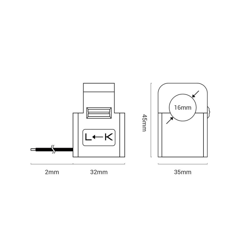 GoodWe GM1000 120A 40mA 230Vac 1-Phase Smart Power Sensor