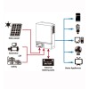 Hybrid Solar Inverter 48V 5600VA 230V MPPT 120A 500VDC