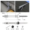 Steel A2 self-tapping screw M10X200 for pv structures