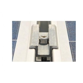 Megafix Aluminum central clamp for fixing panels 36x70mm