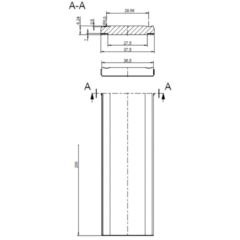 Joint for push-fit solar profiles ART.9751-W18