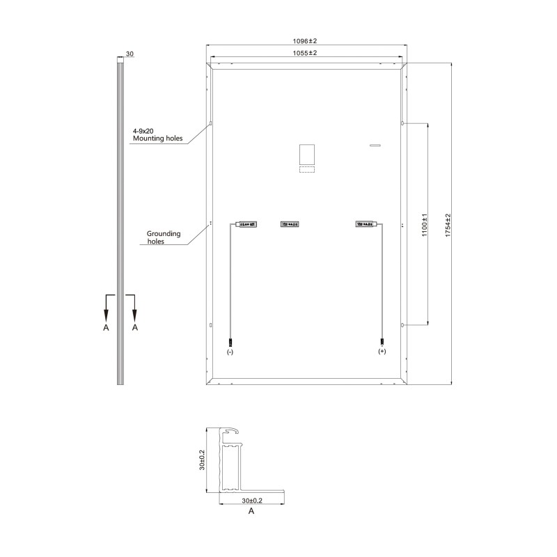 Risen RSM120-8-410M-B-TW 410W Modulo Monocristallino pallet da 36 pezz