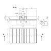 Aluminum solar mounting rail for sheet roofs 3100mm