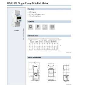 Solax Power DDSU666 CHINT 1-Phase Compensation Meter