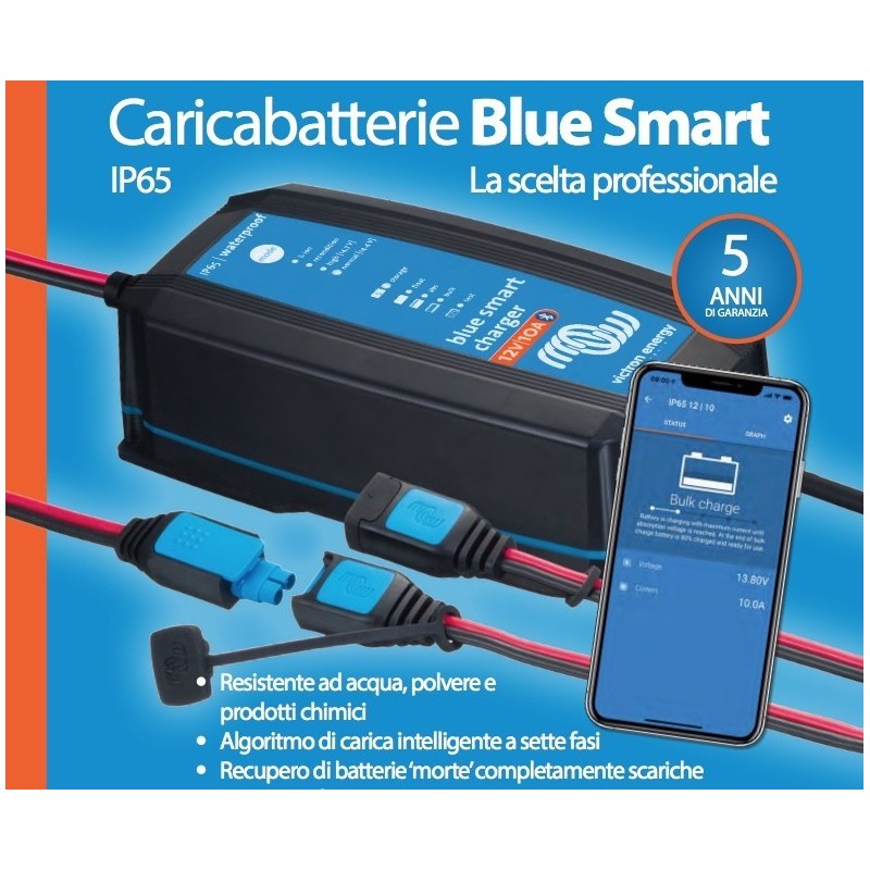 Victron Blue Smart Charger 12/5 Portable Charger IP65 12V 5A Bluetooth