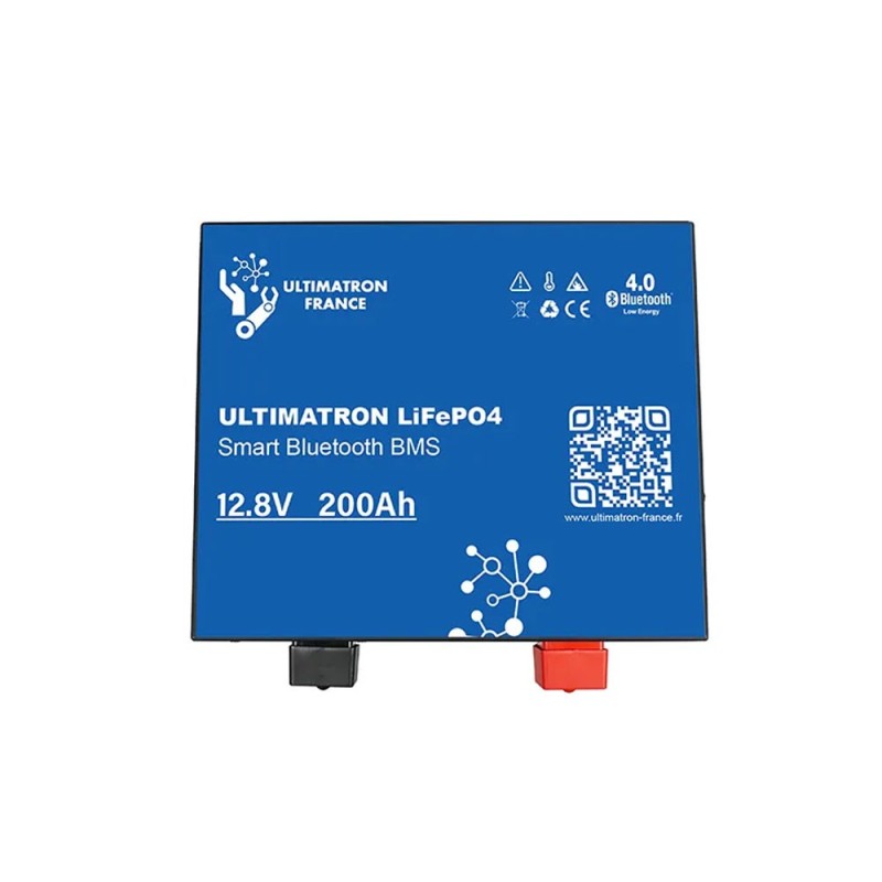 Ultimatron LiFePO4 12V 200Ah ULM-12-200 METAL Lithium Battery BMS