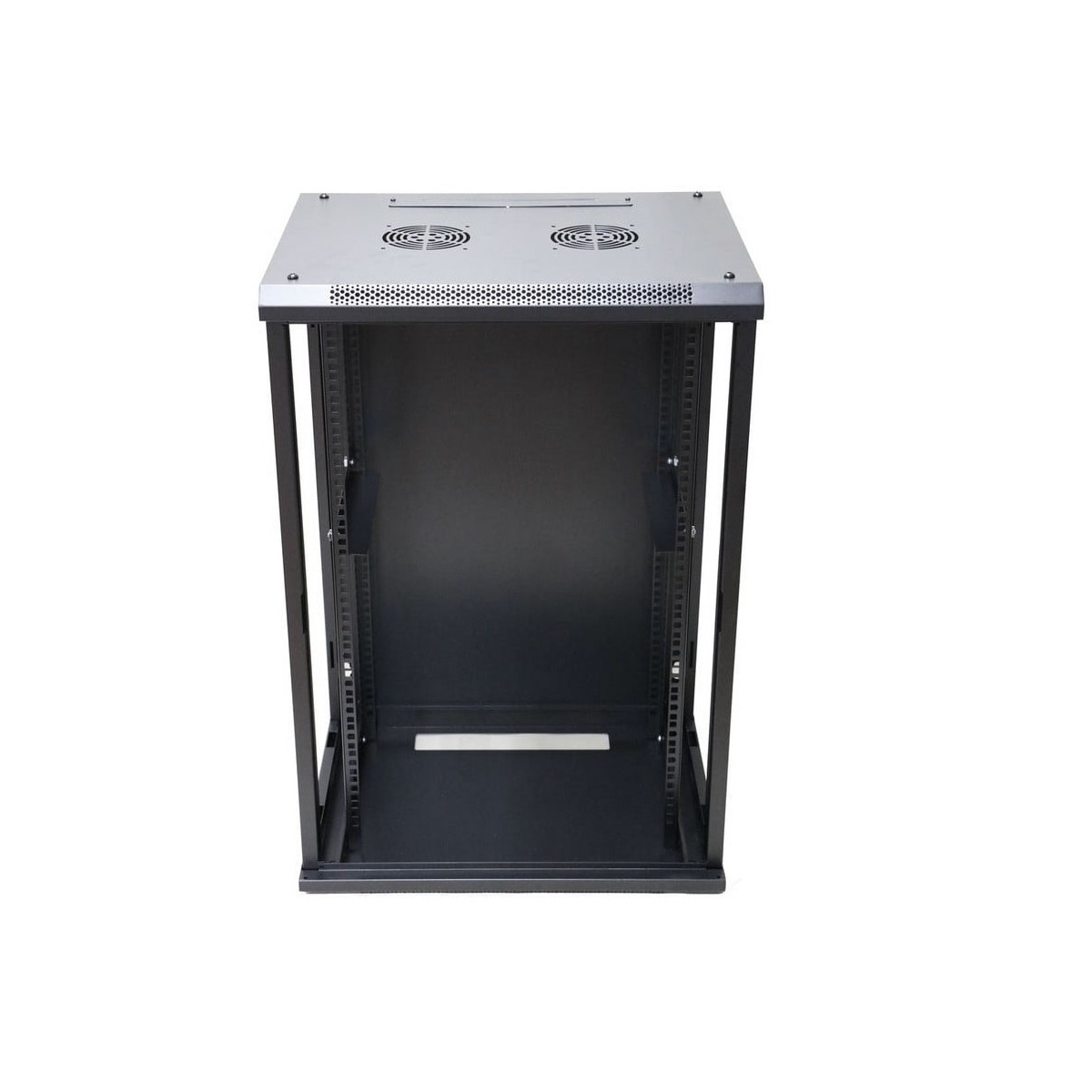 18U 600x600 Black Rack Cabinet for wall or rack mounting 600x600x910mm