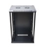 18U 600x600 Black Rack Cabinet for wall or rack mounting 600x600x910mm