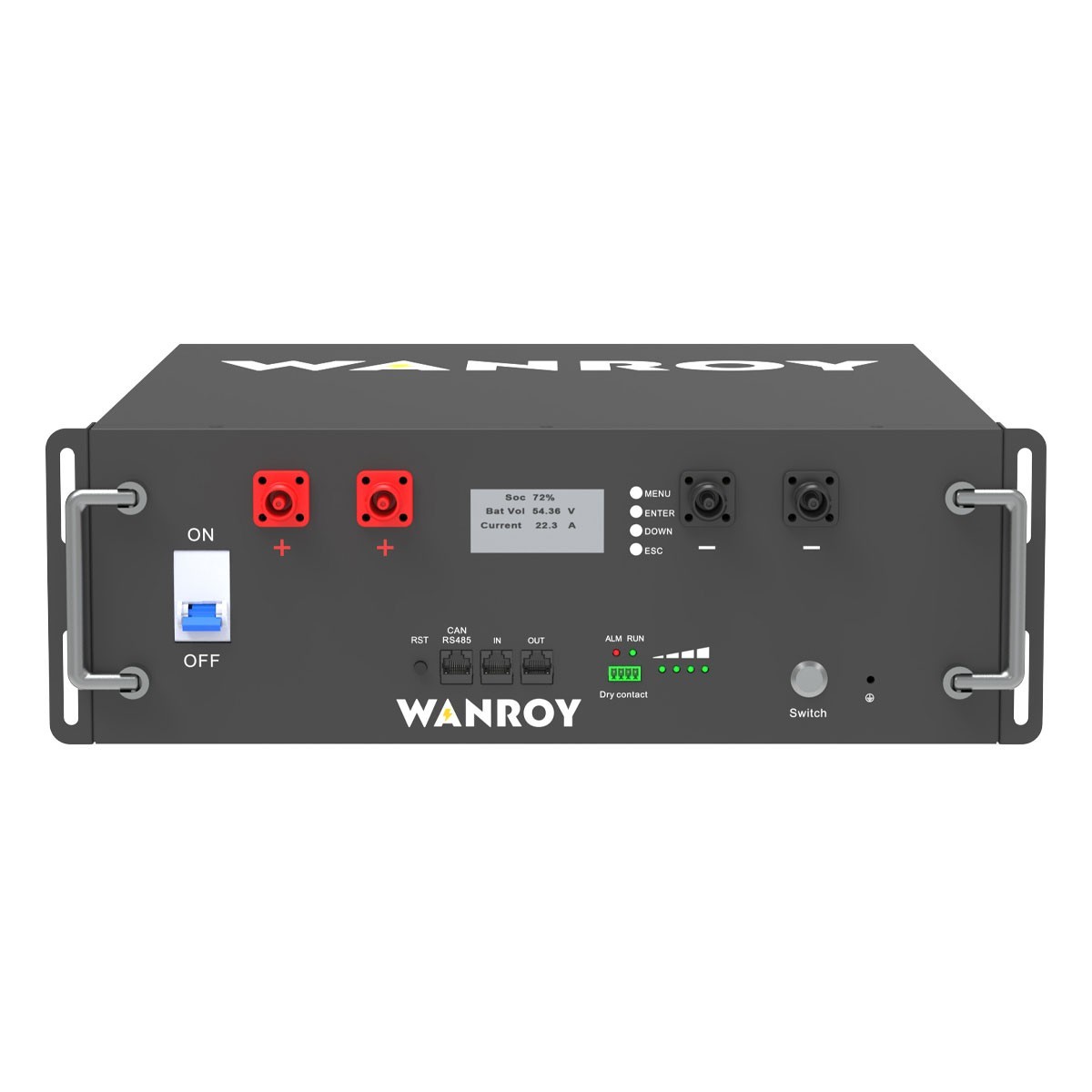 Wanroy WY48150 100Ah 51.2V 5.12kWh LiFePO4 Battery