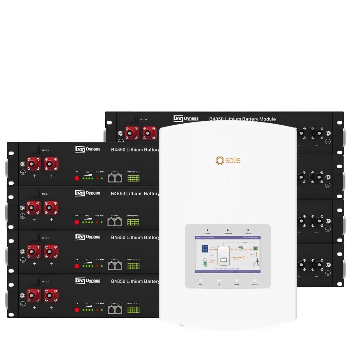 Solis 6kW Dyness Battery 19.2kWh CEI-021 1-phase storage system PV kit