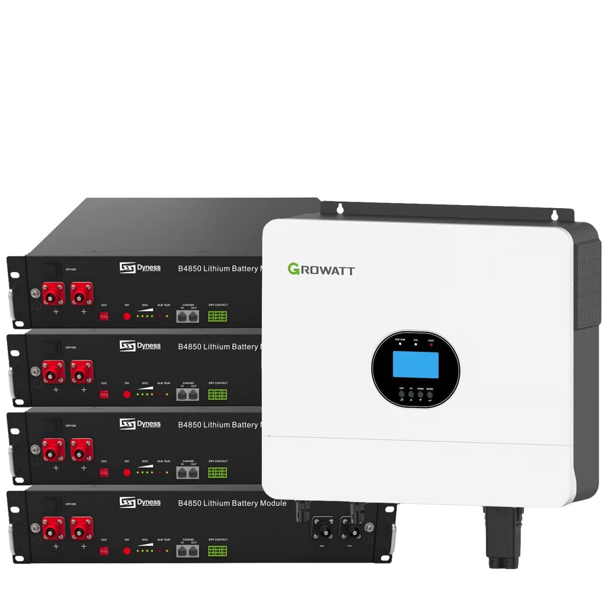 Growatt 6kW Dyness 9.6kWh OFF-GRID 1-phase storage system PV kit