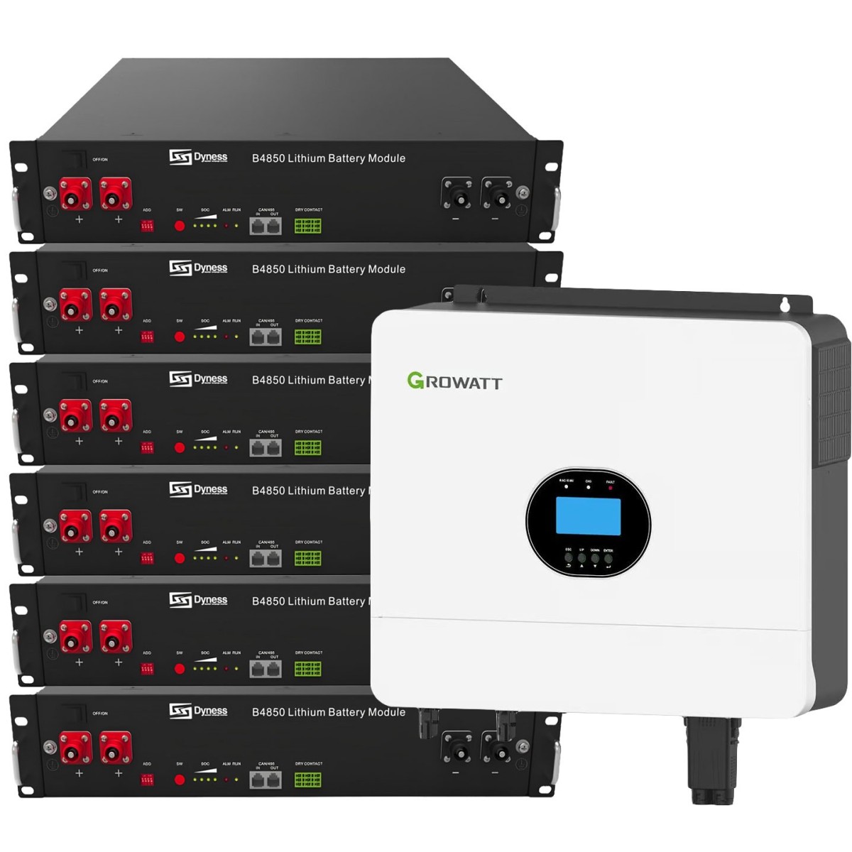 Growatt 6kW Dyness 14.4kWh OFF-GRID 1-phase storage system PV kit