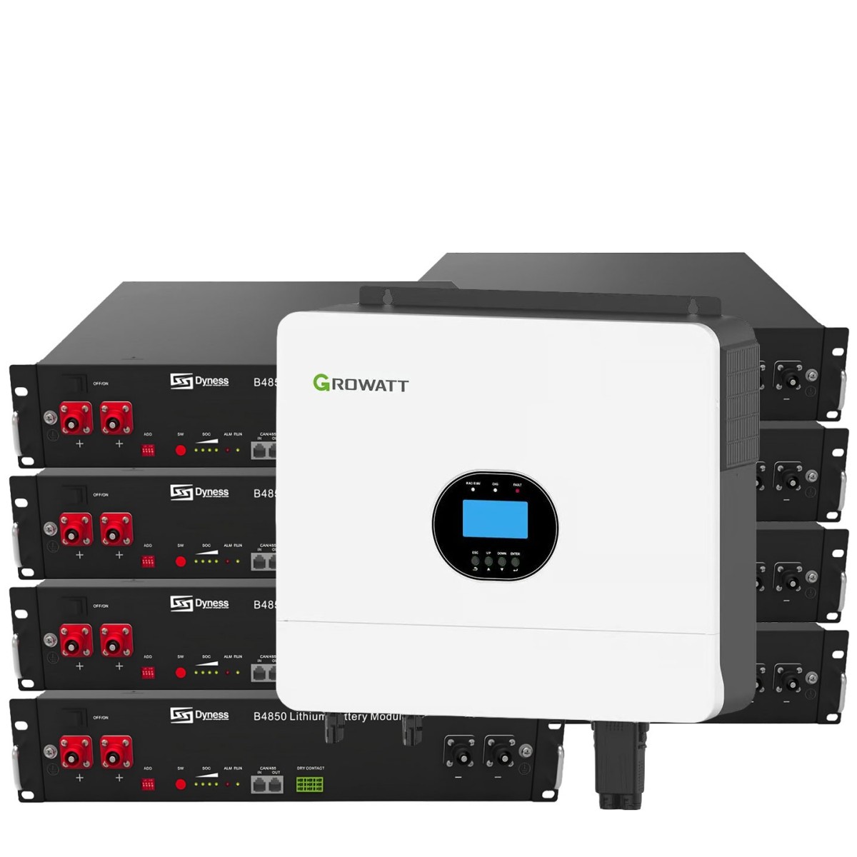 Growatt 6kW Dyness 19.2kWh OFF-GRID 1-phase storage system PV kit