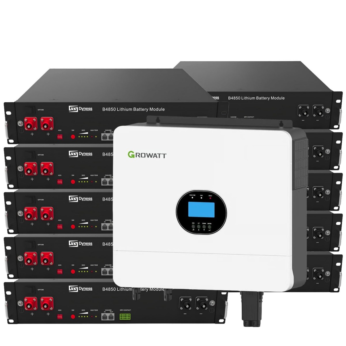 Growatt 6kW Dyness 24kWh OFF-GRID 1-phase storage system PV kit