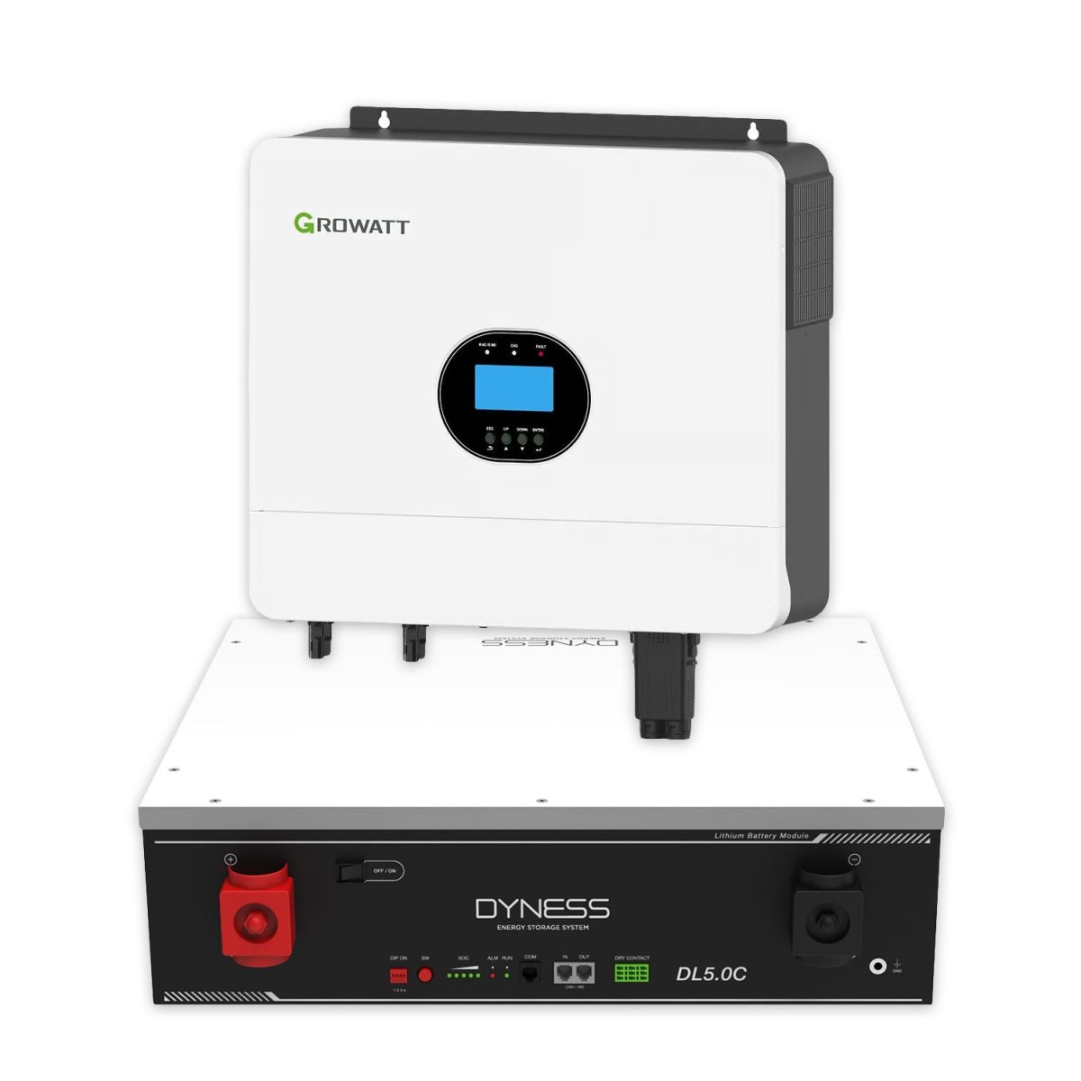 Growatt 6kW batteria Dyness DL5.0C 30.72kWh OFF-GRID