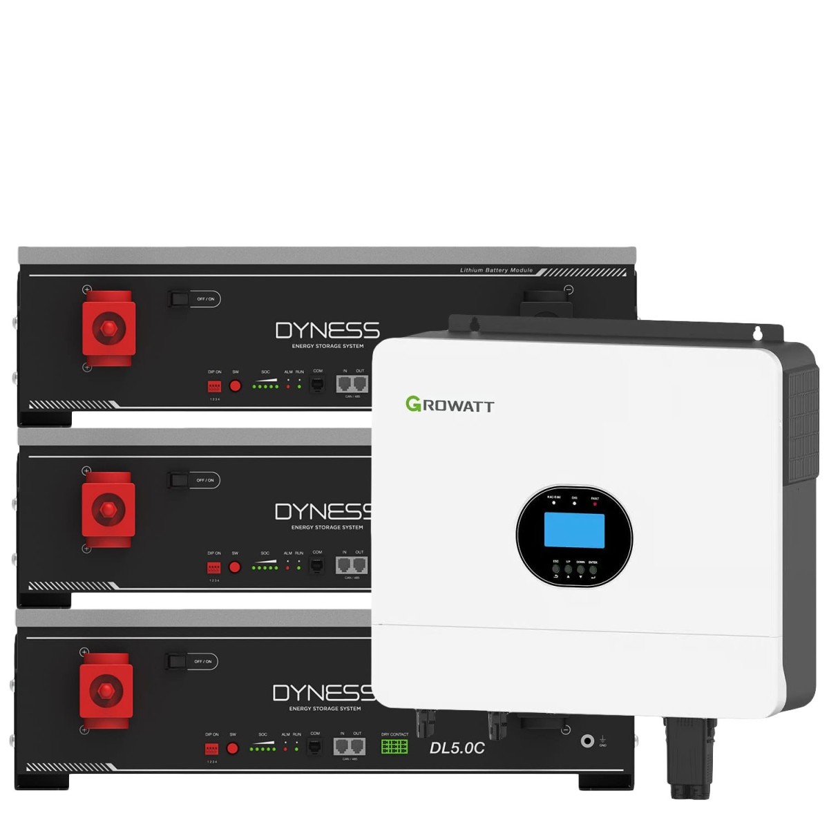 Growatt 6kW batteria Dyness DL5.0C 15.36kWh OFF-GRID