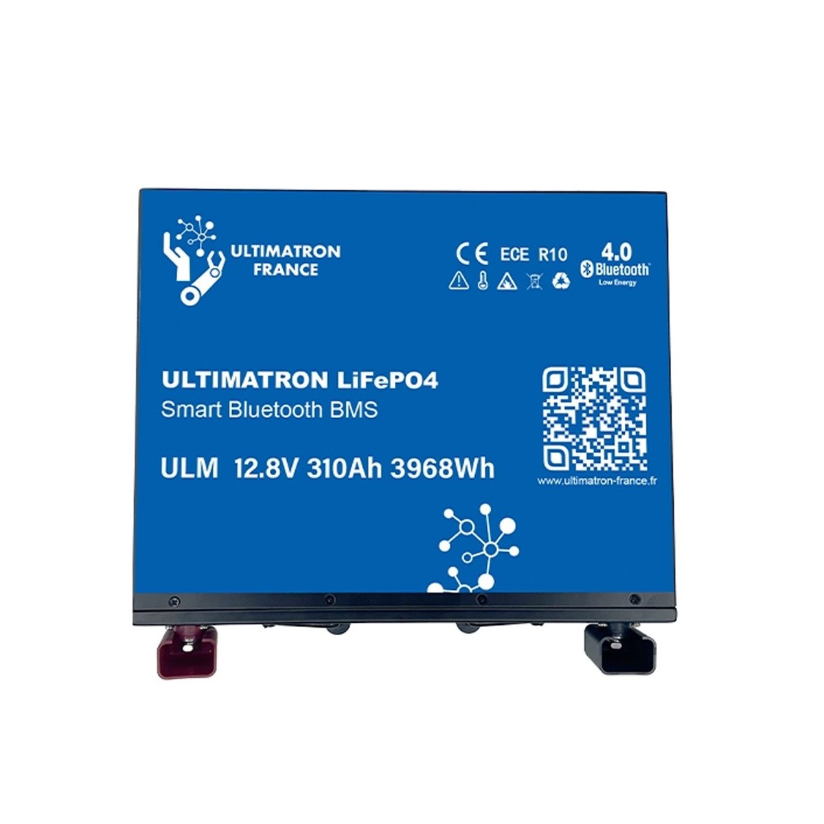 Ultimatron LiFePO4 12V 310Ah ULM-12-310 METAL Batteria al Litio BMS