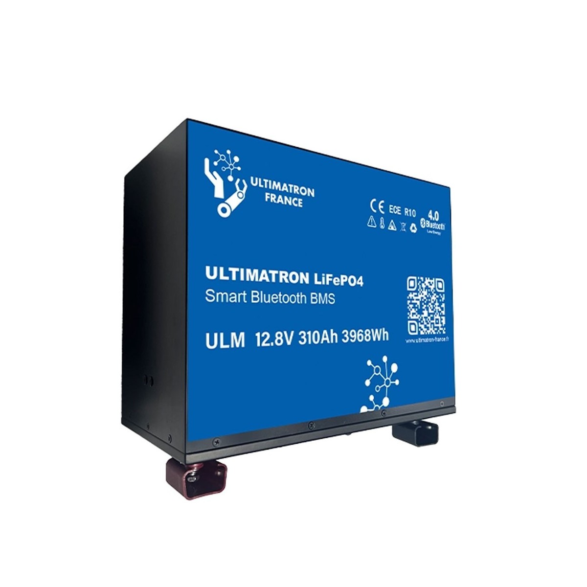 Ultimatron LiFePO4 12V 310Ah ULM-12-310 METAL Batteria al Litio BMS