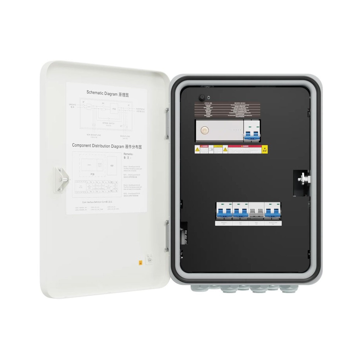 Huawei Backup SmartGuard-63A-S0 Monofase per SUN2000 L1 MPN 01076625