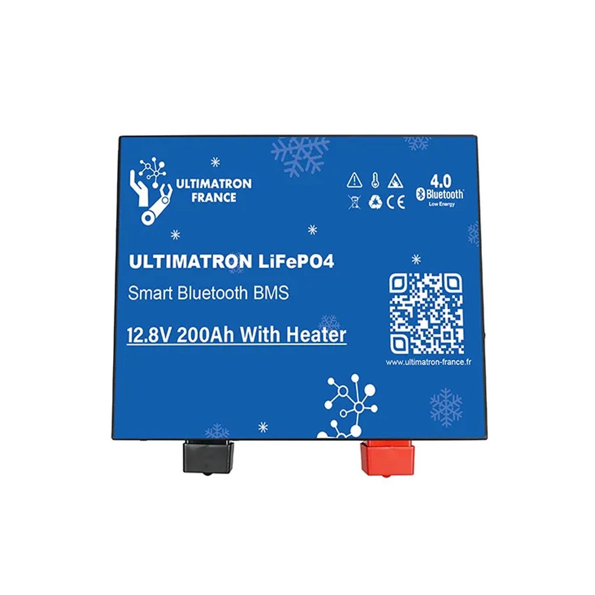 Ultimatron LiFePO4 12V 200Ah ULM-12-200H Lithium Battery BMS Smart