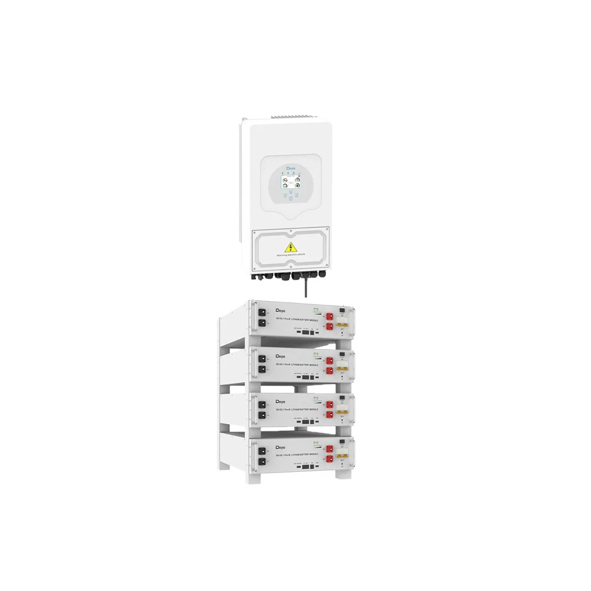 DEYE Storage system 20.48kWh inverter 6kW SG03LP1 + 4 SE-G5.1 Pro-B