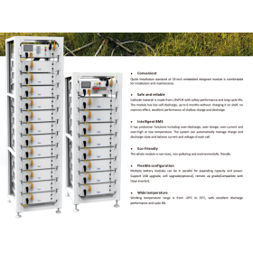 Deye BOS-G Batteria 20kW - 4x5.12kW + HVB750V/100A + rack 13