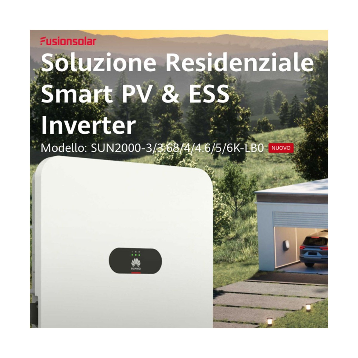 Huawei SUN2000-6K-LB0 Hybrid Inverter mpn:01077155 AFCI MPPT16A 6-9kW