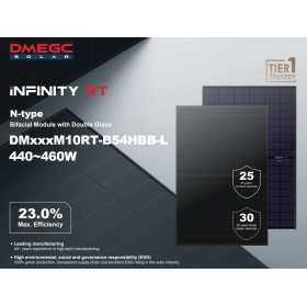 DM455M10RT-B54HBB-L 36pz Modulo Fotovoltaico Bifacciale DMEGC N-Type 1