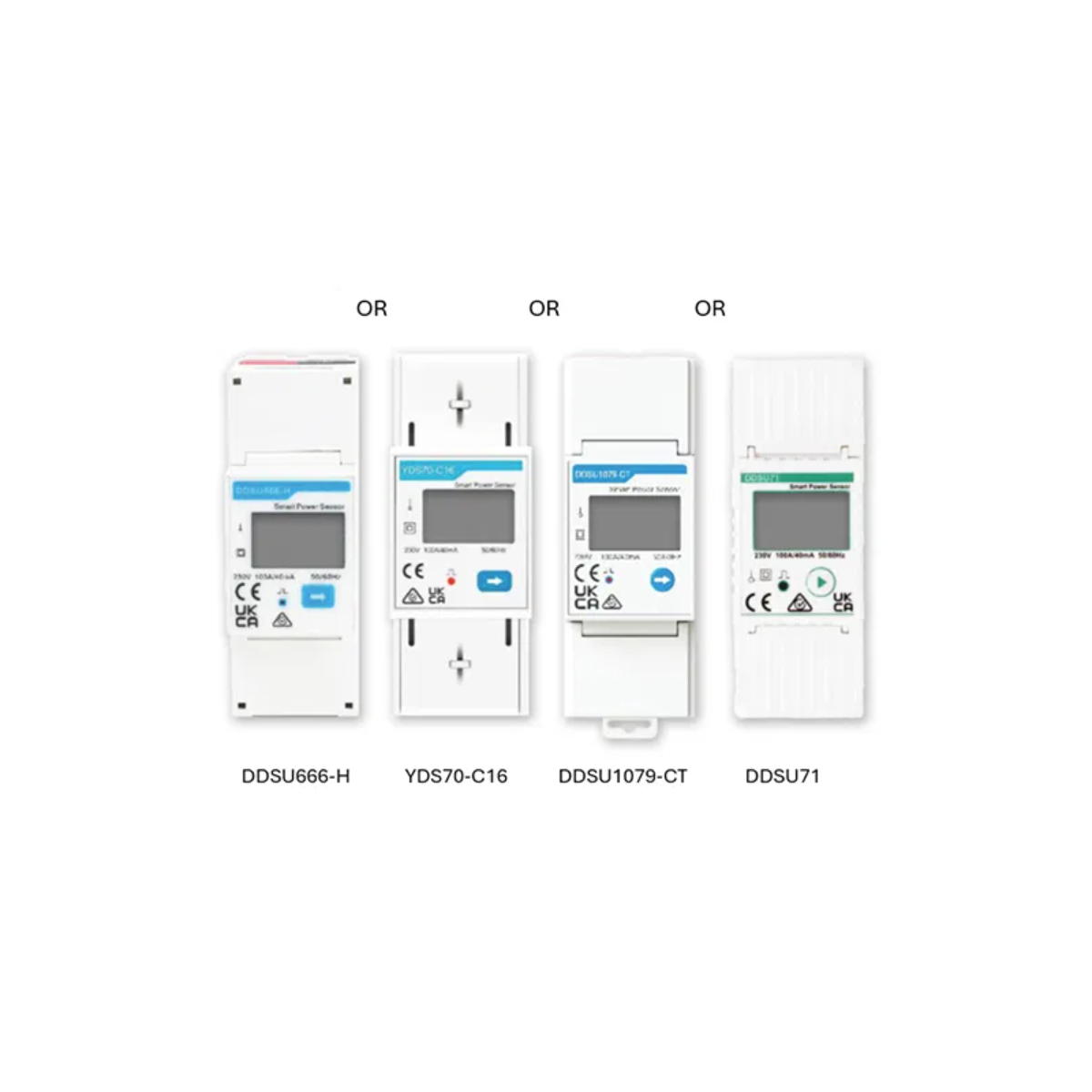 Huawei DDSU666-H Meter Single Phase 100A DDSU71 - DDSU1079-CT - YDS70-