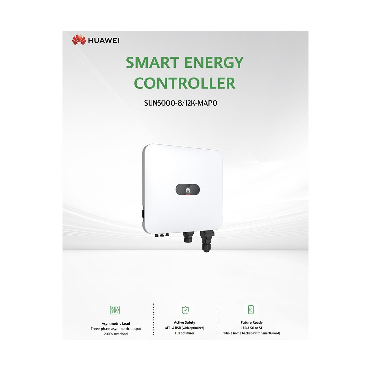 Huawei SUN5000-8K-MAP0 8kW 14600Wp 3-Phase Inverter FULLY OPTIMIZED