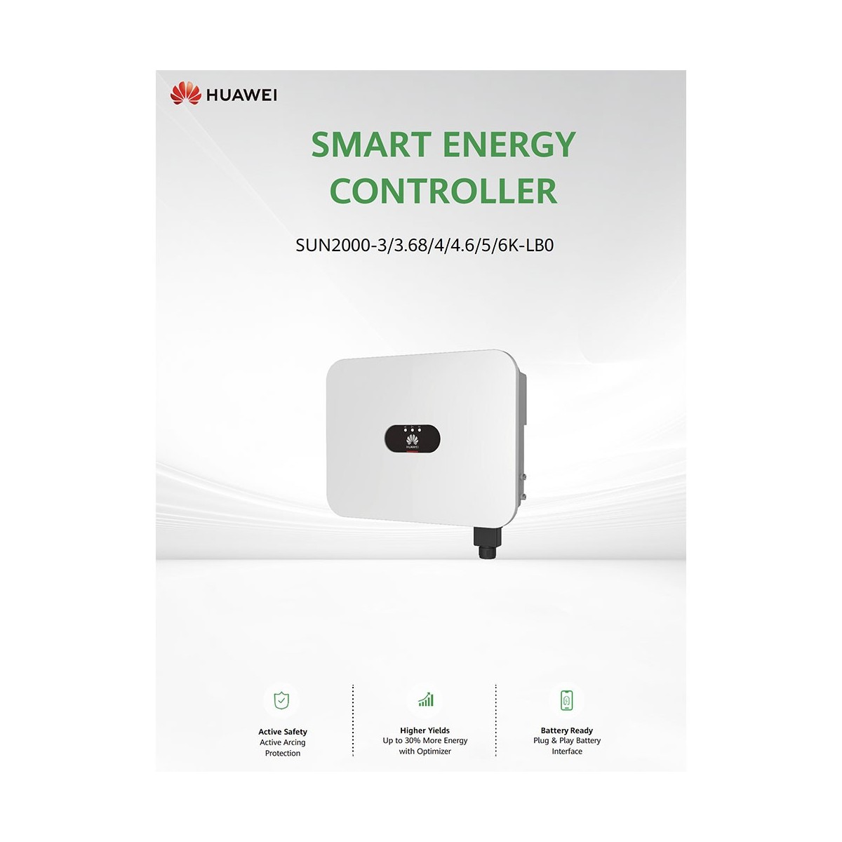 Huawei SUN2000-3.68K-LB0 Hybrid Inverter AFCI MPPT16A