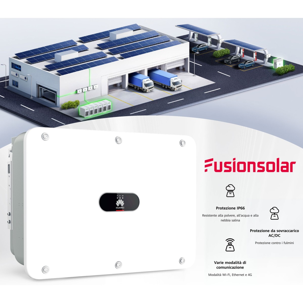 Huawei SUN2000-50K-MC0 50kW Inverter di stringa trifase
