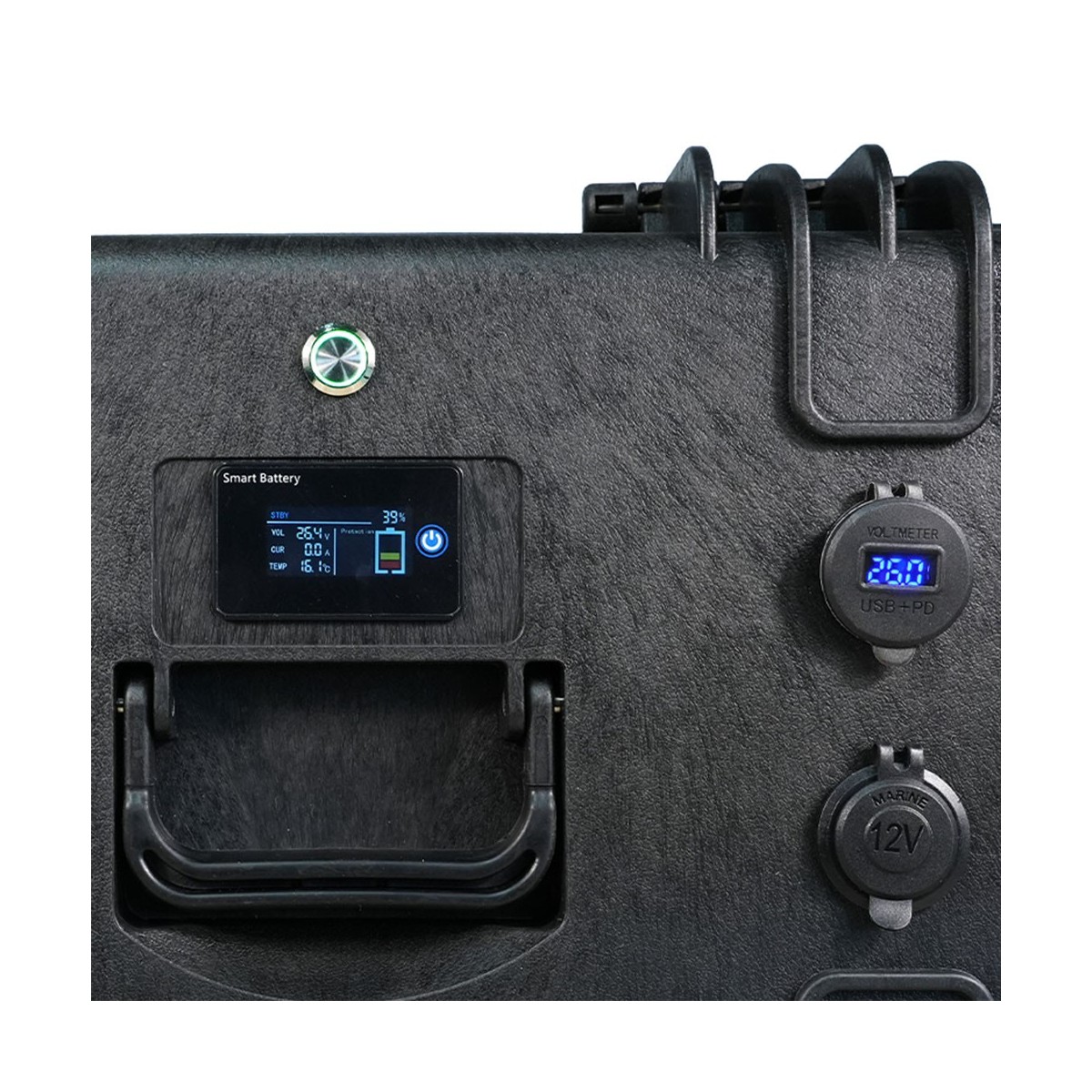 Ultimatron LiFePO4 ULP-24-100 25.6V 100Ah BMS Portable Battery