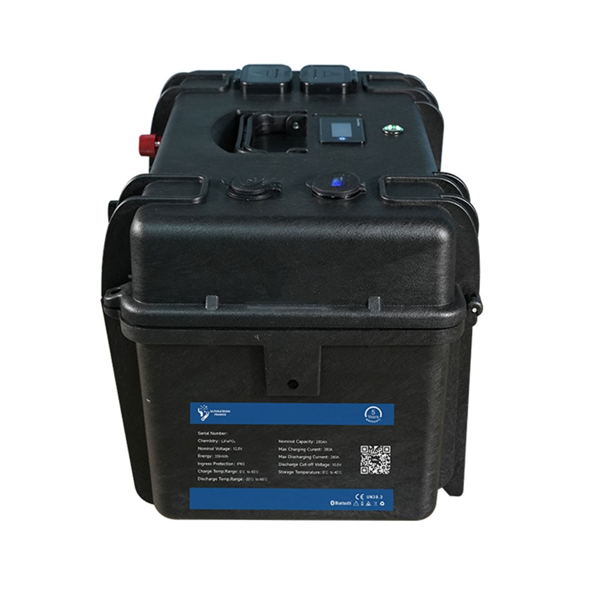 Ultimatron LiFePO4 ULP-12-280 12.8V 280Ah BMS Portable Lithium Battery