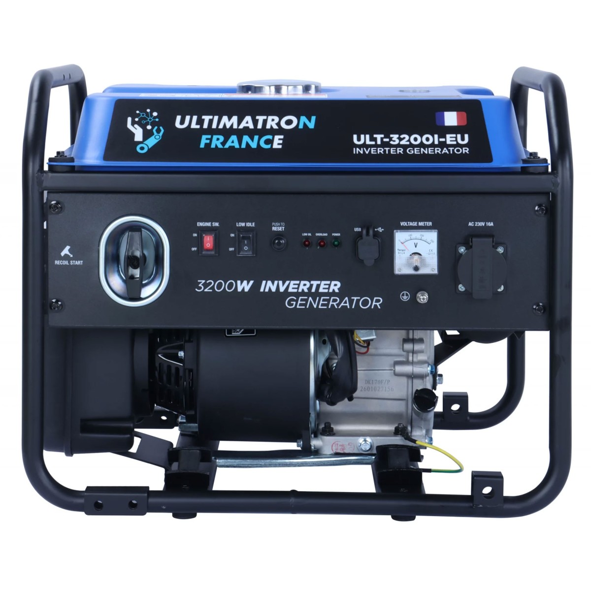 Ultimatron ULT-3200I-EU 3.2kW 4-Stroke Gasoline Open Frame Generator