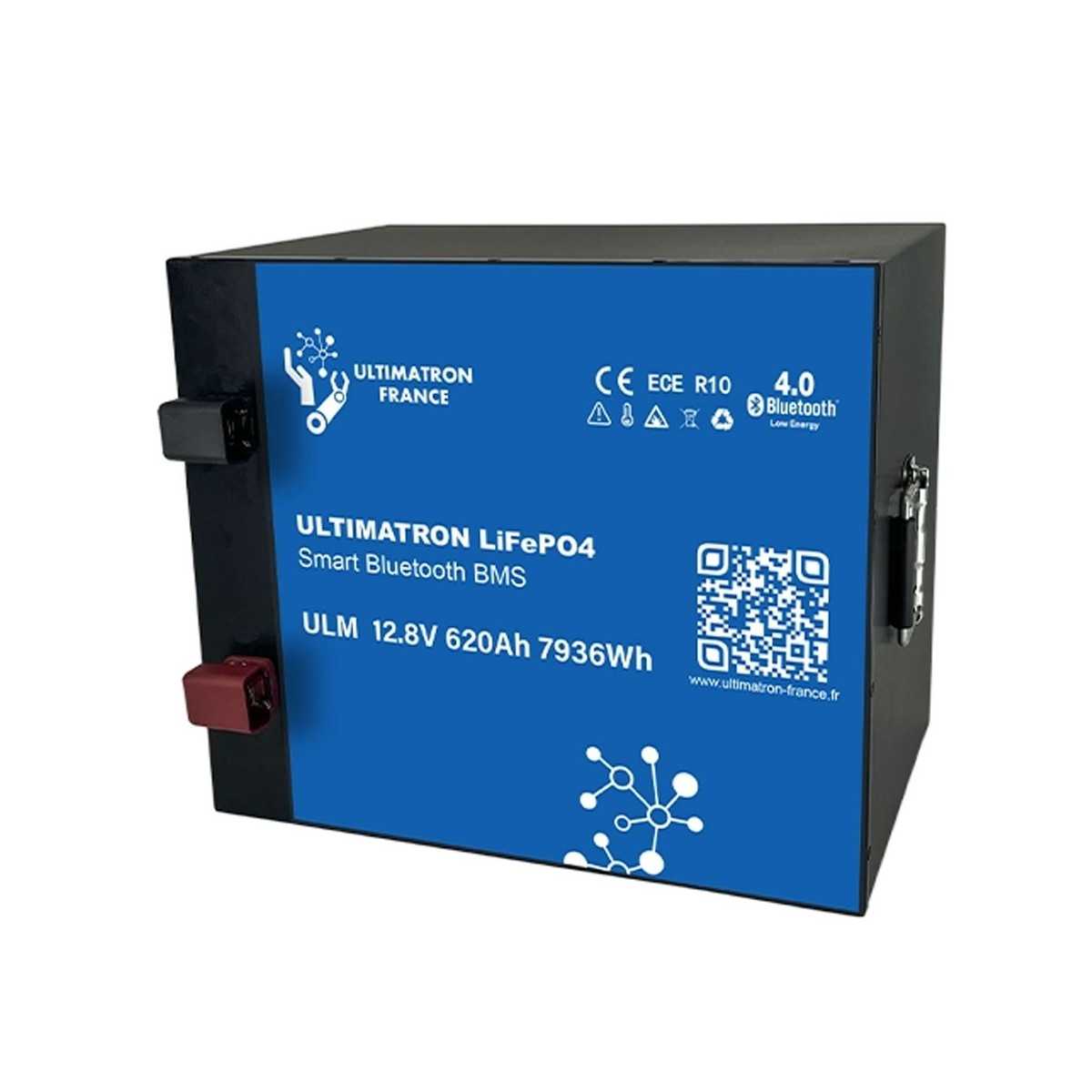 Ultimatron LiFePO4 12V 620Ah ULM-12-620 METAL 12.8V Batteria al Litio