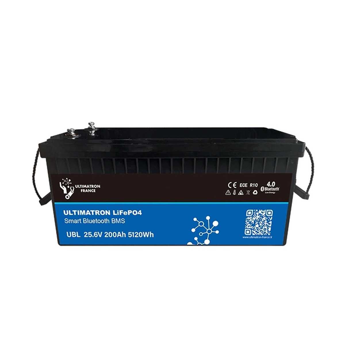 Ultimatron LiFePO4 24V 200Ah UBL-24-200 Batteria al Litio BMS Smart Bl