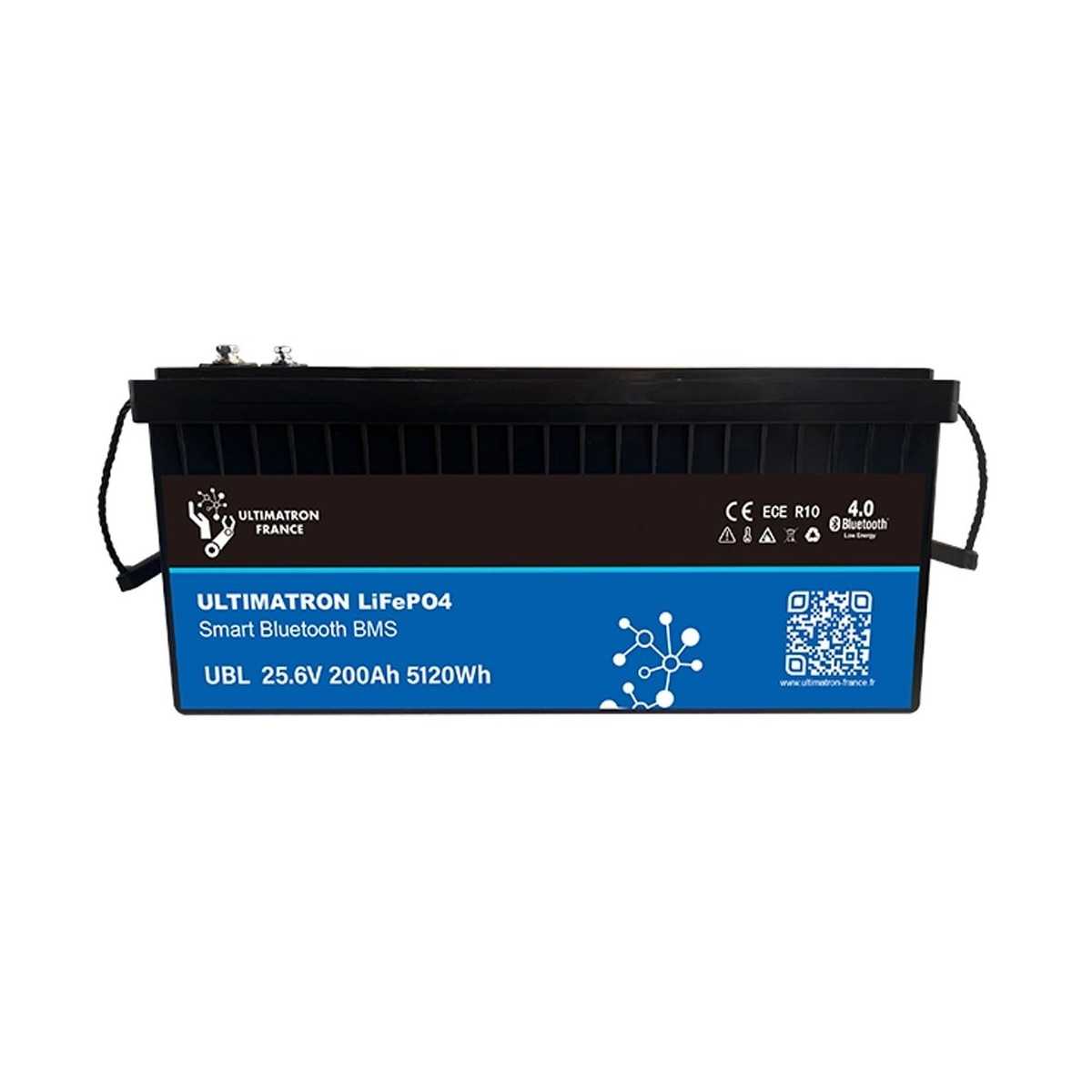 Ultimatron LiFePO4 24V 200Ah UBL-24-200 Batteria al Litio BMS Smart Bl