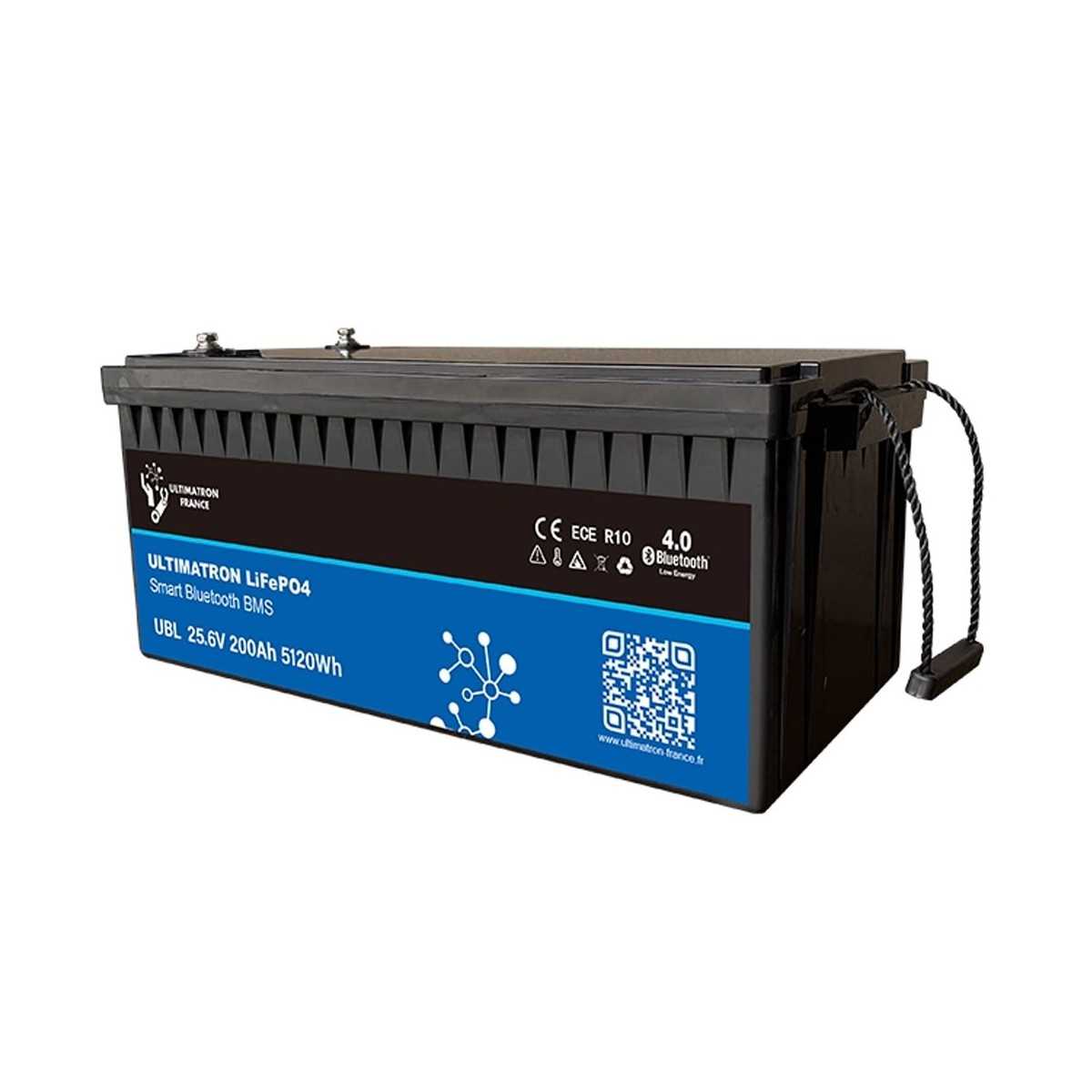 Ultimatron LiFePO4 24V 200Ah UBL-24-200 Batteria al Litio BMS Smart Bl
